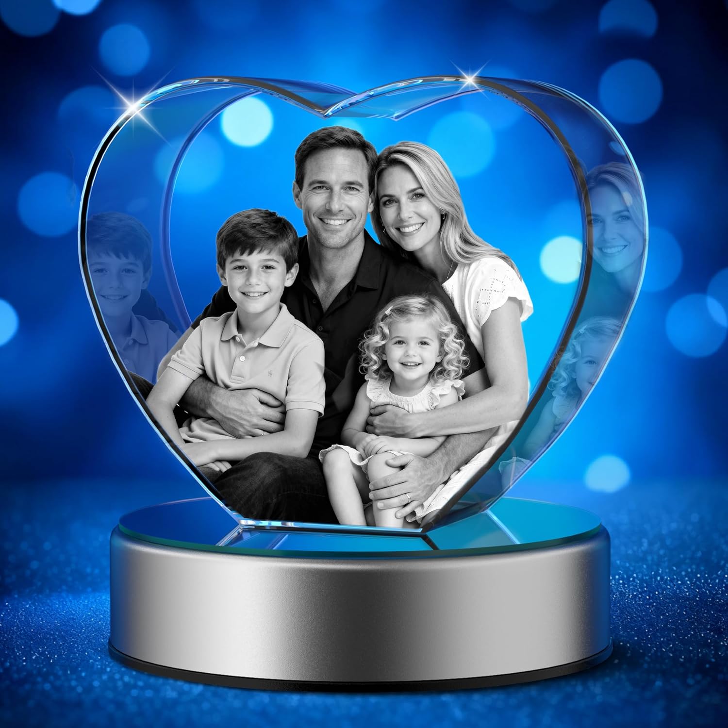 Heart XLarge - 3D Crystal Photo