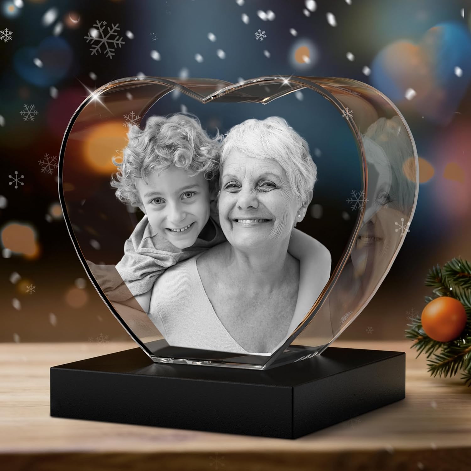 Heart Medium - 3D Crystal Photo