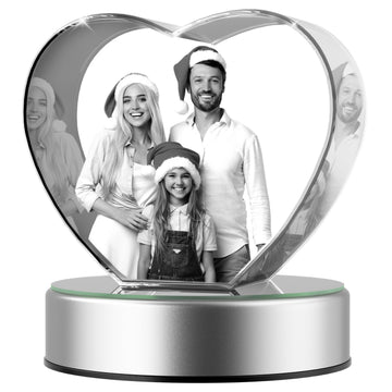 3D Crystal Heart Large (3-5 Figures)